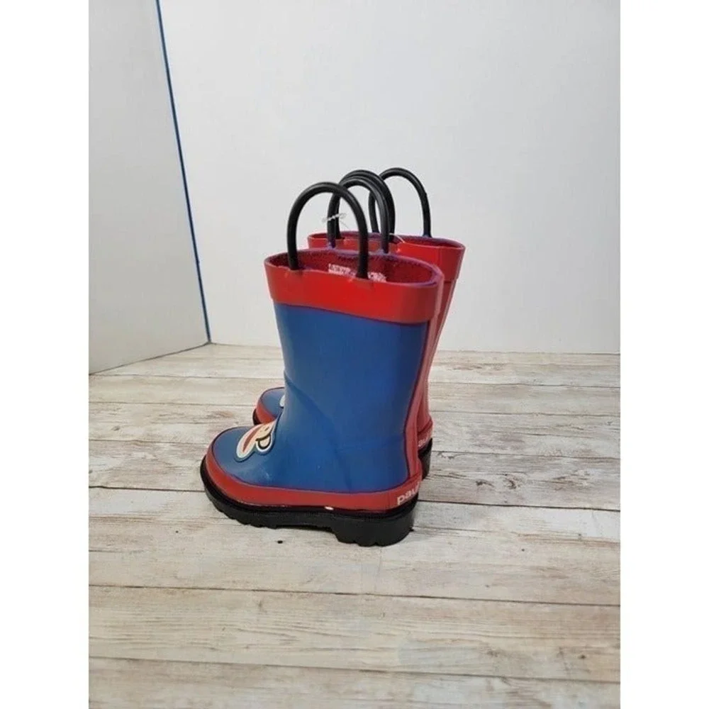 Paul Frank Kids XS 5/6 Kids Rainboots‎ Red Blue